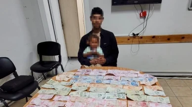 Yakalanan dilencinin üzerinden 3 bin 985 lira çıktı