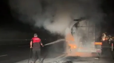 Tankerde çıkan yangın söndürüldü