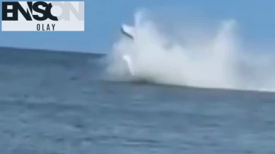 Uçak okyanusa acil iniş yaptı!