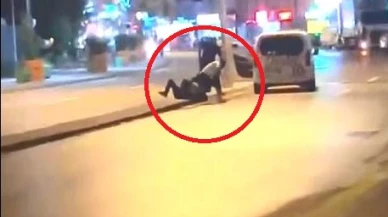 Ankara'da silahlı kavga kamerada: 1 yaralı