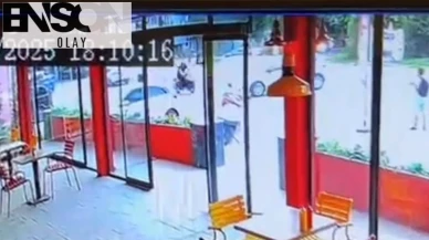 Feci kaza kamerada! Motosikletli havaya savruldu