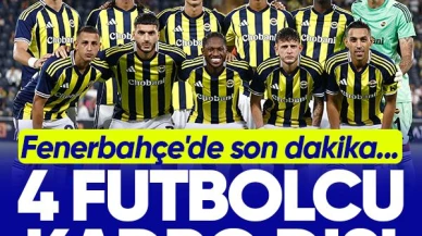 Fenerbahçe'de sürpriz karar! Kadroya alınmayan 4 futbolcu...