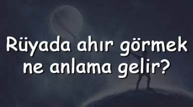 Rüyada ahır görmek ne anlama gelir? Rüyada ahır süpürmek ve temizlemek tabiri