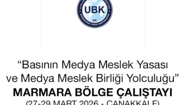 Çanakkale'de Medya Meslek Yasası Konulu Marmara Bölgesi Çalıştayı Düzenlenecek