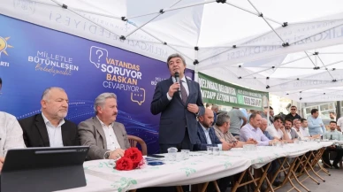 Mustafa Palancıoğlu, Gesililerle buluştu ve projelerini paylaştı.
