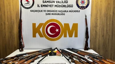 Samsun'da gerçekleştirilen kaçak silah operasyonunda 2 şüpheli gözaltına alındı.