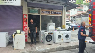 Zonguldak'ta Bir İşyerinde Çıkan Yangın Söndürüldü