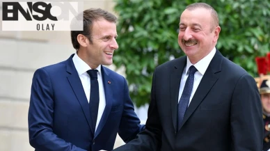 Azerbaycan Cumhurbaşkanı Aliyev, Fransa Cumhurbaşkanı Macron ile görüştü
