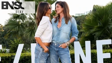 Sanki kendi ikizini doğurmuş! Anne kız birlikte modellik yaptı, ünlü aile tam kadro desteğe geldi