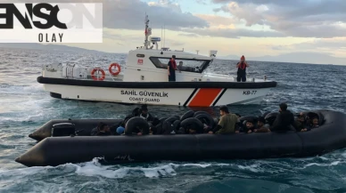 Ege Denizi'nde gerçekleştirilen operasyonda 40 kaçak göçmen yakalandı