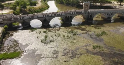 Edirne'de Tunca Nehri'nde Alarm Durumu: Sular Geri Çekildi, Kum Adacıkları Görünür Hale Geldi