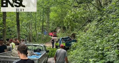 Rize'de uçuruma yuvarlanan kamyonetteki çift hayatını kaybetti