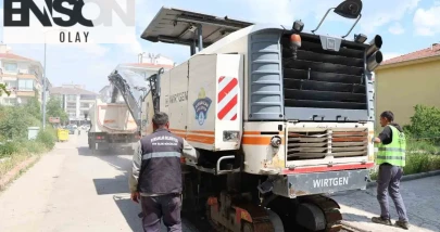 Pursaklar’da ulaşım seferberliği: Yollar baştan aşağı yenileniyor