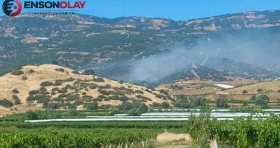 Manisa Sarıgöl'de Kontrol Altına Alınamayan Orman Yangınıyla Mücadele Devam Ediyor