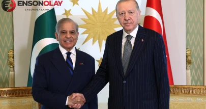 Türkiye Cumhurbaşkanı Erdoğan, Pakistan Başbakanı Şerif'i muhteşem bir törenle ağırladı