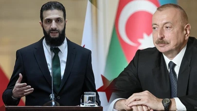 Aliyev, Suriye Cumhurbaşkanı Şara'yı ülkeye davet etti ve destek sözü verdi