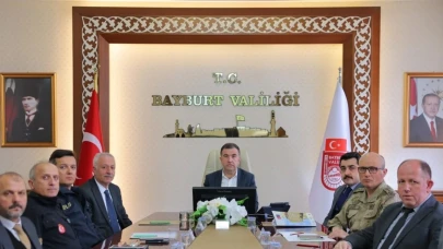 Bayburt’ta Yangın Güvenliği Değerlendirme Toplantısı yapıldı