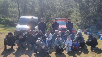 Muğla'da 8'i çocuk 24 düzensiz göçmen yakalandı