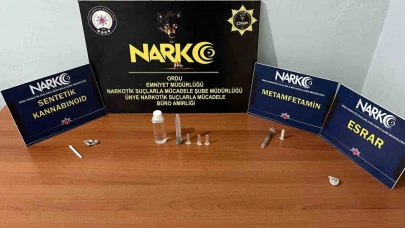 Ordu’da uyuşturucu operasyonları: 1 tutuklama