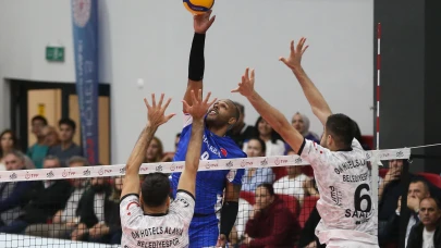 Alanya Belediyespor set vermeden kazandı