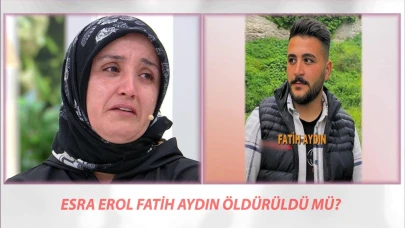 Esra Erol'un Programında Aranan Fatih Aydın'dan Son Dakika Gelişmesi! Bulundu mu? Detaylar Ortaya Çıktı mı?