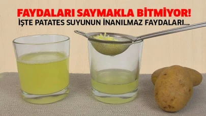 Haşladığınız patatesin suyunu sakın dökmeyin! Faydalarını duyunca çok şaşıracaksınız