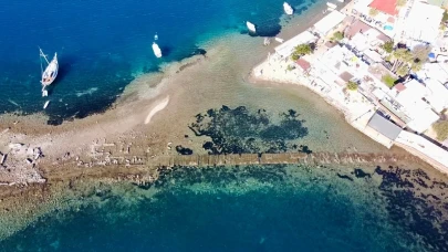 Sular çekilince ortaya çıktı! Tam 3500 yıllık: Herkes görmek için oraya koşuyor! Kimse gözlerine inanamıyor