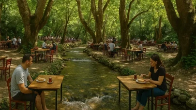 Tire Dere Kahveleri: Doğanın Kucağında Huzurlu Bir Mola Verin! Gölgeli Çınarların Altında Serin Sularla Rahatlayın!