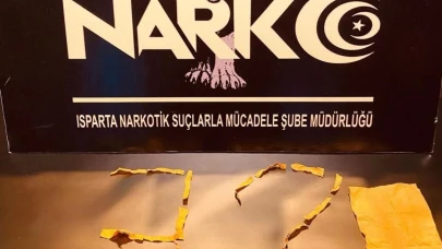 Isparta'da Madde Operasyonu: 2 Şüpheli Gözaltına Alındı