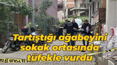Sokak ortasında tüfekle vurulan ağabeyle ilgili cinayet şüphelisi tutuklandı.