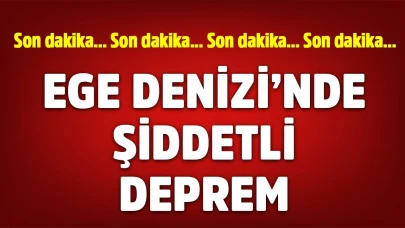 AFAD: Ege Denizi'nde 5.0 Büyüklüğünde Deprem!