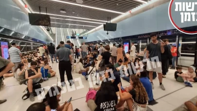 İran’ın saldırısından saklandılar: İsrailliler metro istasyonlarına akın!