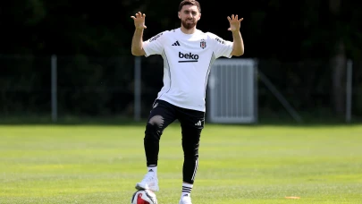 Orkun Kökçü, Beşiktaş'ta ilk idmanına çıktı