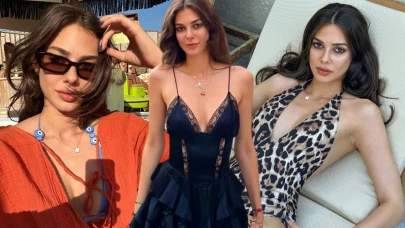 Bikinili pozlarıyla takipçilerini mest etti