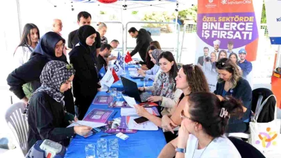 İş arayanlar ve işverenleri buluşturan fuar: İkincisi düzenlenen bu fuarda pek çok farklı alanda 100 firma katıldı