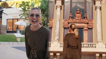 Ünlü oyuncu Melisa Döngel, Monako'da keyifli zaman geçirdi!