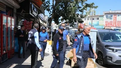 Erciş'te kaldırım ve yol işgallerine karşı denetim