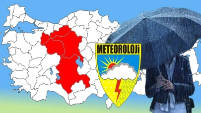 Ankara, Eskişehir, Bilecik, Bolu ve Konya İçin Meteoroloji Sel ve Dolu Uyarısında Bulundu