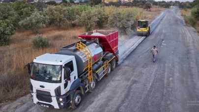Asafalt çalışmaları devam ediyor