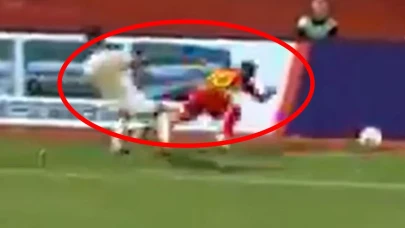 Futbol maçında korkunç olay!