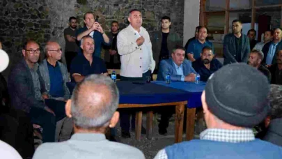 Güngör Geçer, Aladağ ve çevresinde vatandaşlarla bir araya geldi