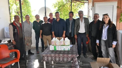 KKKA riskine karşı Büyükşehir’den Yuntdağı üreticilerine ilaç ve eğitim desteği
