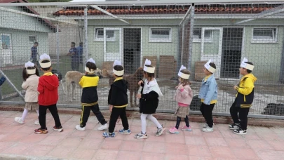 Minik yürekler can dostlarla buluştu