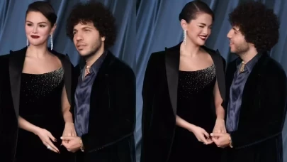 Ünlü şarkıcı Selena Gomez, evliliğinin ilk kırmızı halısında boy gösterdi!