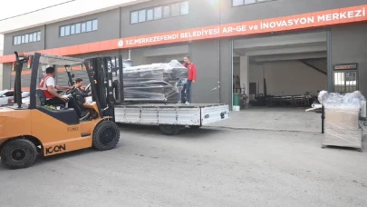 Merkezefendi Belediyesi, Çerkezköy'e 33. mama makinesini ulaştırdı!