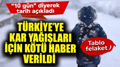 Türkiye'yi etkisi altına alacak olan yoğun kar yağışları için meteoroloji kötü haber verdi!