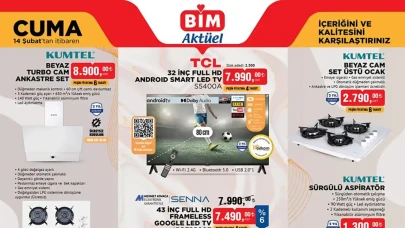 14 Şubat 2025'te BİM Aktüel Ürünler Kataloğu: Büyük Sürprizler, Küçük Fiyatlar!