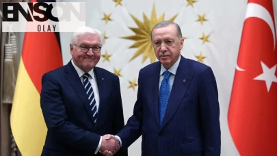 Cumhurbaşkanı Erdoğan'dan Steinmeier'le ortak basın toplantısında ateşkes vurgusu