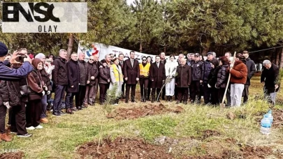 Beşikdüzü’nde fidanlar toprakla buluştu