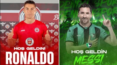 Karaman FK, Ronaldo'yu; Denizlispor Messi'yi aldı
